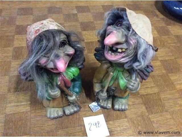 Trollen 2stuks - afbeelding 1 van  3