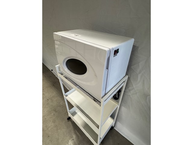 Trolley met handdoekwarmer, h6551, wit - afbeelding 2 van  5