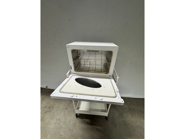 Trolley met handdoekwarmer, h6551, wit - afbeelding 2 van  5