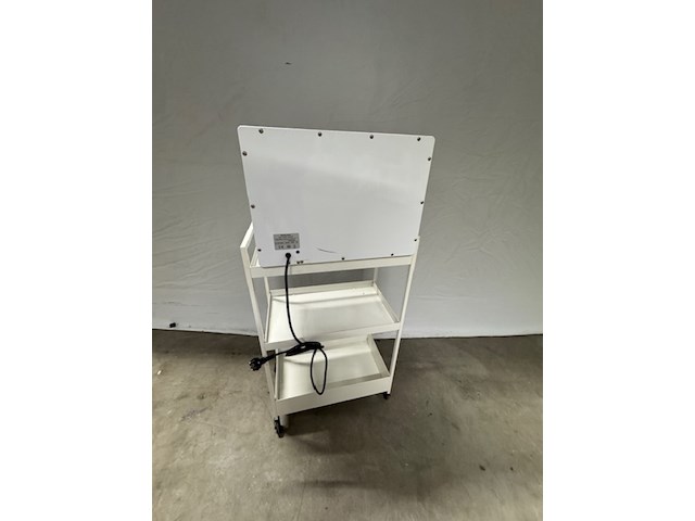 Trolley met handdoekwarmer, h6551, wit - afbeelding 4 van  5