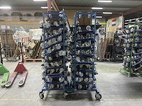 Trolley met meubeltransporters (2x) - afbeelding 1 van  4