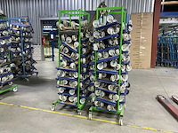 Trolley met meubeltransporters (2x) - afbeelding 1 van  3