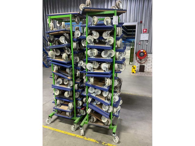 Trolley met meubeltransporters (2x) - afbeelding 2 van  3