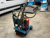 Trolley met vat eurol transmissie olie 75w80 - afbeelding 1 van  4