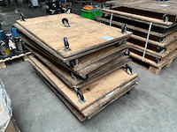 Trolley / plateauwagen (10x) - afbeelding 1 van  3