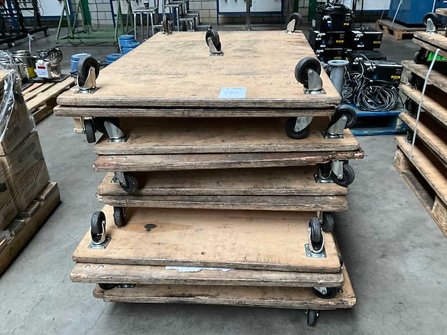 Trolley / plateauwagen (10x) - afbeelding 2 van  3