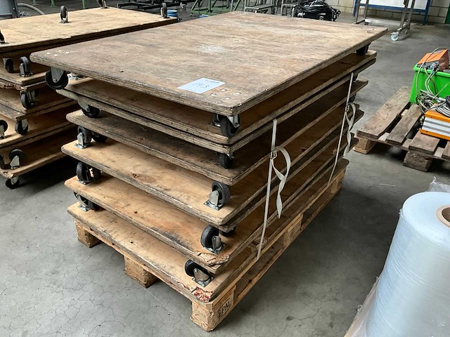 Trolley / plateauwagen (9x) - afbeelding 2 van  3