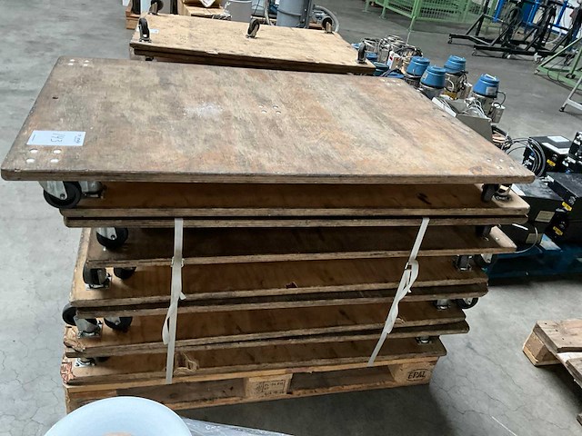 Trolley / plateauwagen (9x) - afbeelding 3 van  3