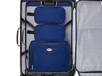 Trolley reiskofferset / kofferset athen - 5-delig - blauw - afbeelding 2 van  16