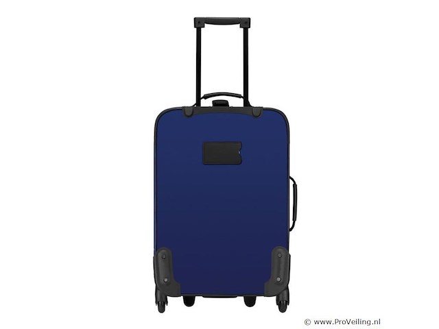 Trolley reiskofferset / kofferset athen - 5-delig - blauw - afbeelding 5 van  16