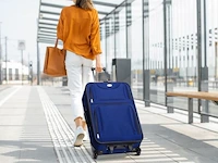 Trolley reiskofferset / kofferset athen - 5-delig - blauw - afbeelding 9 van  16