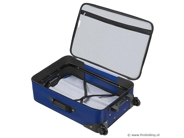 Trolley reiskofferset / kofferset athen - 5-delig - blauw - afbeelding 6 van  16