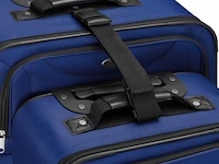 Trolley reiskofferset / kofferset athen - 5-delig - blauw - afbeelding 7 van  16