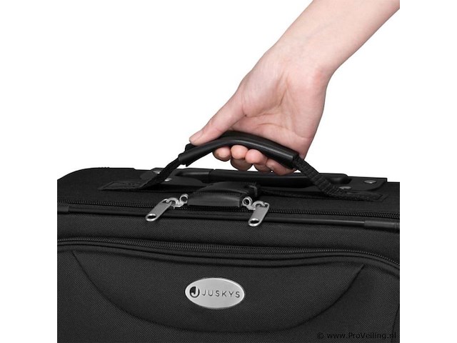 Trolley reiskofferset / kofferset athen - 5-delig - zwart - afbeelding 10 van  16