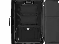 Trolley reiskofferset / kofferset athen - 5-delig - zwart - afbeelding 2 van  16