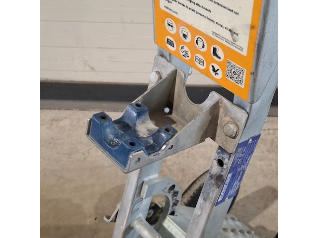 Trolley voor breekhamer 18kg makinex, easy hammer trolley, bouwjaar 2017 - afbeelding 4 van  9