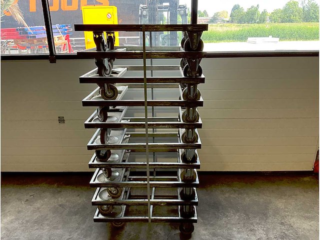 Trolley voor euronormkratten (10x) - afbeelding 1 van  3