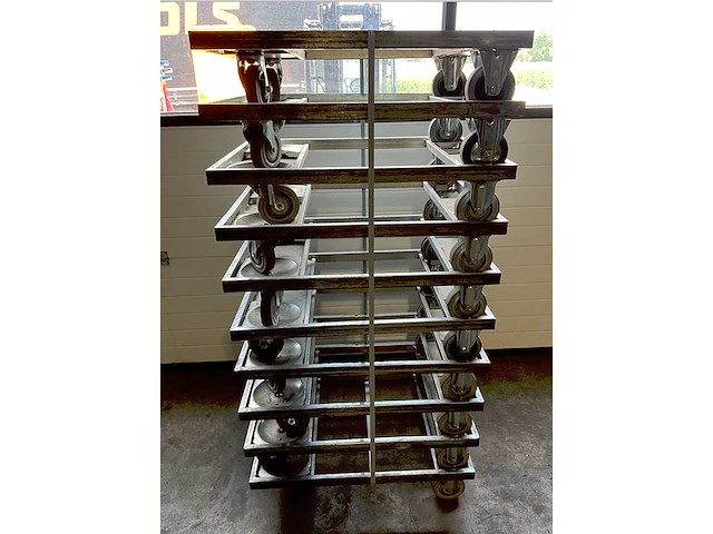 Trolley voor euronormkratten (10x) - afbeelding 3 van  3