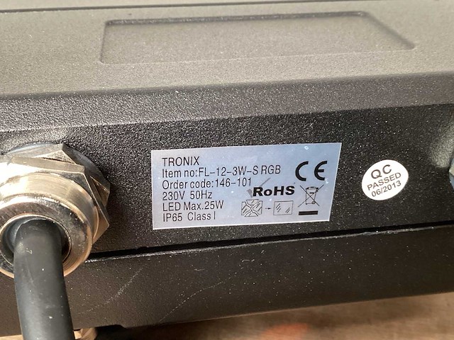 Tronix 146-101 floodlight, aluminium behuizing (2x) - afbeelding 4 van  4