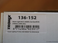 Tronix inbouwspots - down light eco 20/25w - 4 stuks - afbeelding 4 van  5