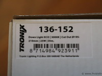 Tronix inbouwspots - down light eco 25w - 3 stuks - afbeelding 4 van  4