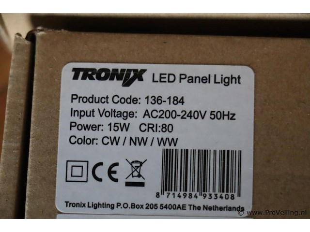 Tronix led inbouwspots incl. dimming led driver - 4 stuks - afbeelding 5 van  6