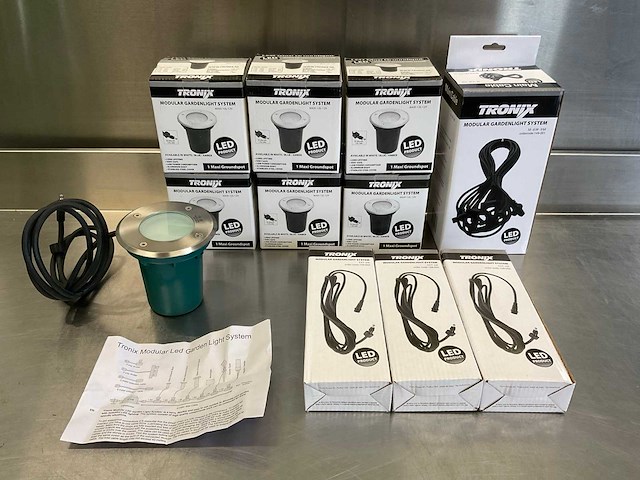 Tronix maxi modulair led grondspots - set - afbeelding 1 van  16