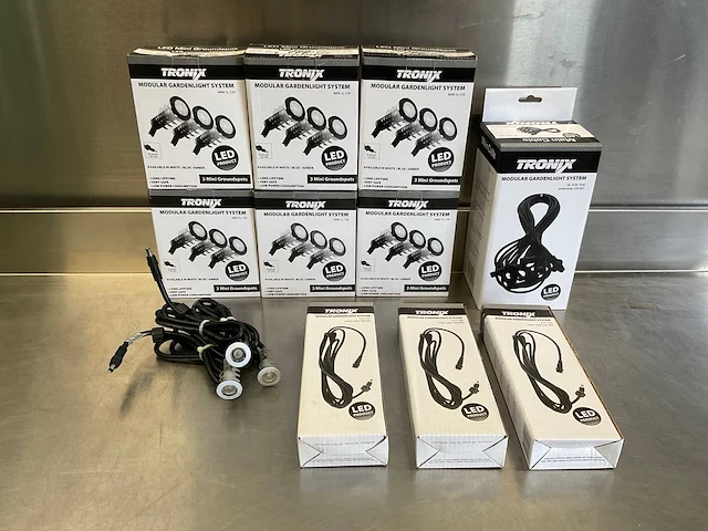 Tronix mini modulair led grondspots - set - afbeelding 1 van  14