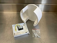 Tronix muurlamp - wit- rond 15 cm (12x) - afbeelding 8 van  10