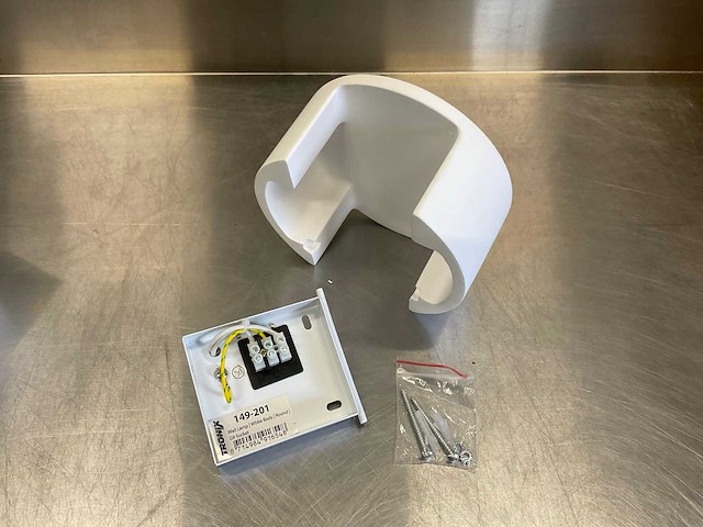 Tronix muurlamp - wit- rond 15 cm (12x) - afbeelding 9 van  10