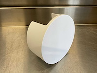 Tronix muurlamp - wit- rond 15 cm (12x) - afbeelding 10 van  10