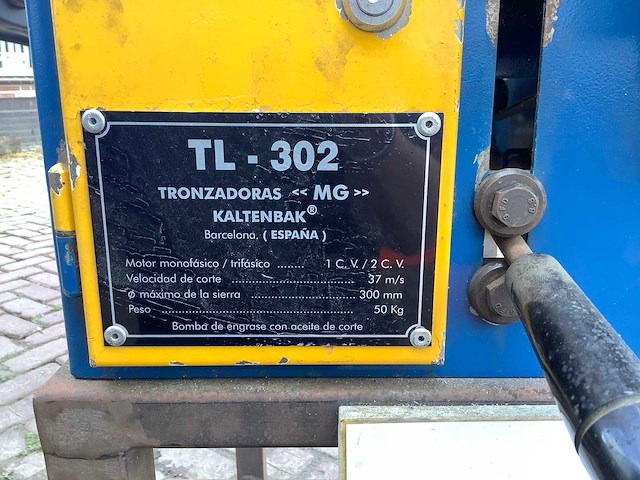 Tronzadoras tl302m metaalafkortzaag - afbeelding 3 van  4