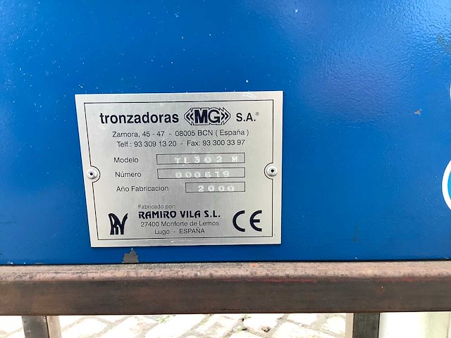Tronzadoras tl302m metaalafkortzaag - afbeelding 4 van  4
