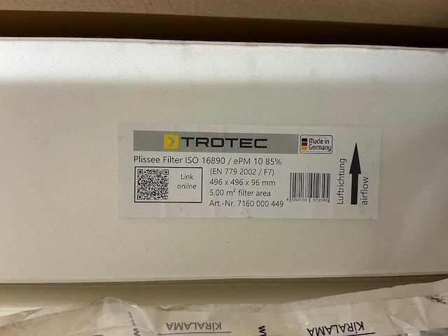 Trotec - 2021 - tac 5000 - bouwdroger/luchtreiniger - afbeelding 10 van  10