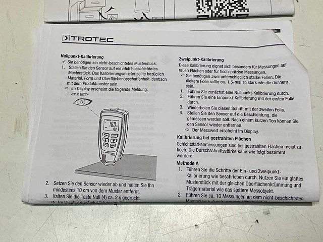 Trotec bb20 laagdiktemeter - afbeelding 3 van  4