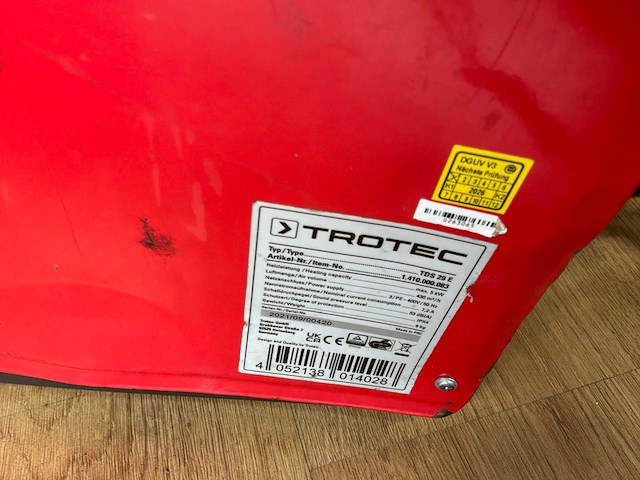 Trotec tds 29e heater - afbeelding 5 van  5