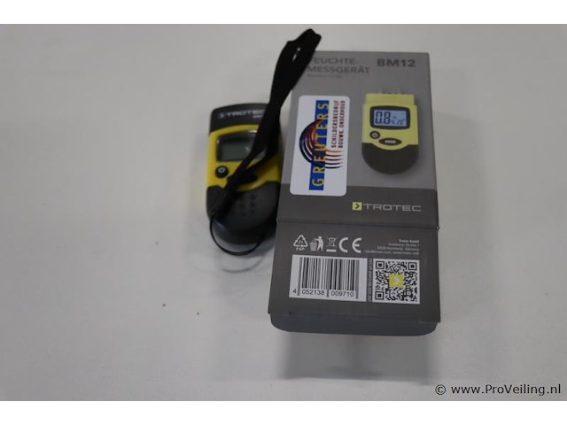 Trotec vochtmeter bm12 3510205022 - afbeelding 1 van  4