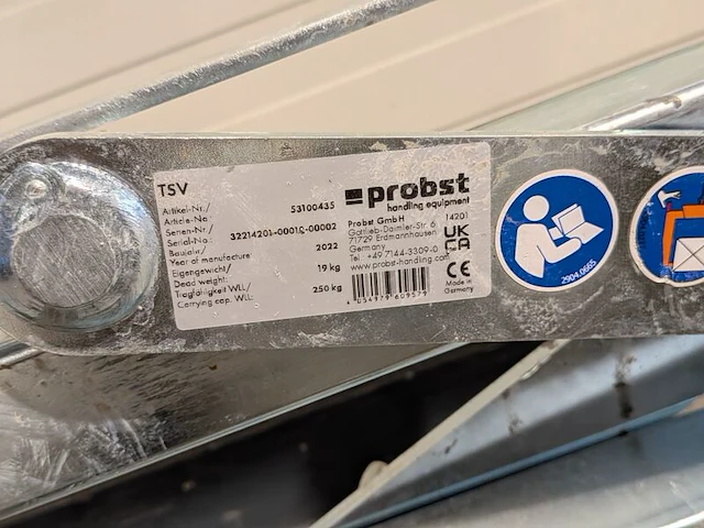 Trottoirbandenklem, probst, tsv, 2022 - afbeelding 4 van  4