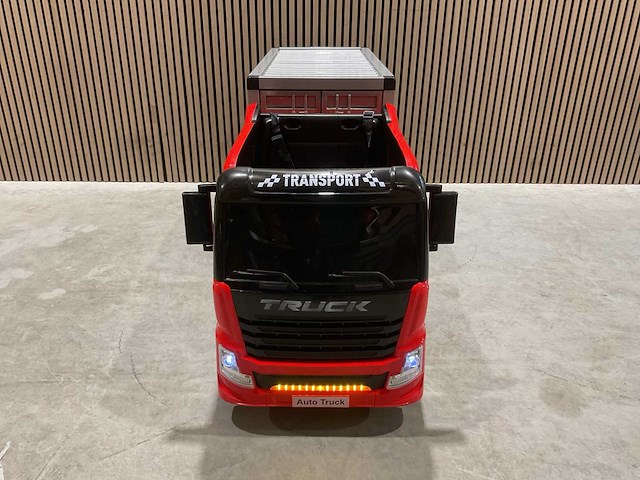 Truck champion rood elektrische kindervrachtwagen - afbeelding 24 van  47