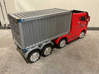 Truck champion rood elektrische kindervrachtwagen - afbeelding 33 van  47