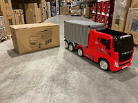 Truck champion rood elektrische kindervrachtwagen - afbeelding 12 van  57