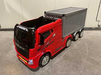 Truck champion rood elektrische kindervrachtwagen - afbeelding 49 van  57