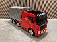 Truck champion rood elektrische kindervrachtwagen - afbeelding 25 van  52
