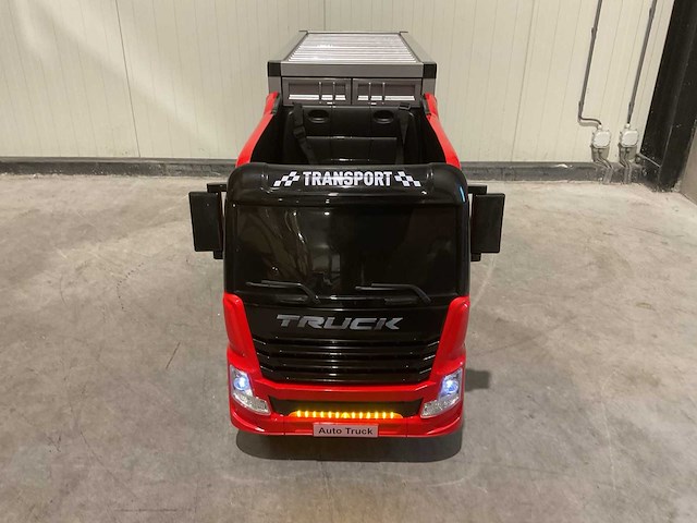 Truck champion rood elektrische kindervrachtwagen - afbeelding 45 van  52