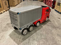 Truck champion rood elektrische kindervrachtwagen - afbeelding 50 van  52