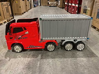 Truck champion rood elektrische kindervrachtwagen - afbeelding 3 van  58