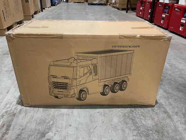 Truck champion rood elektrische kindervrachtwagen - afbeelding 23 van  58