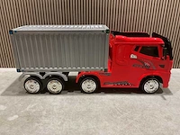 Truck champion rood elektrische kindervrachtwagen - afbeelding 16 van  58