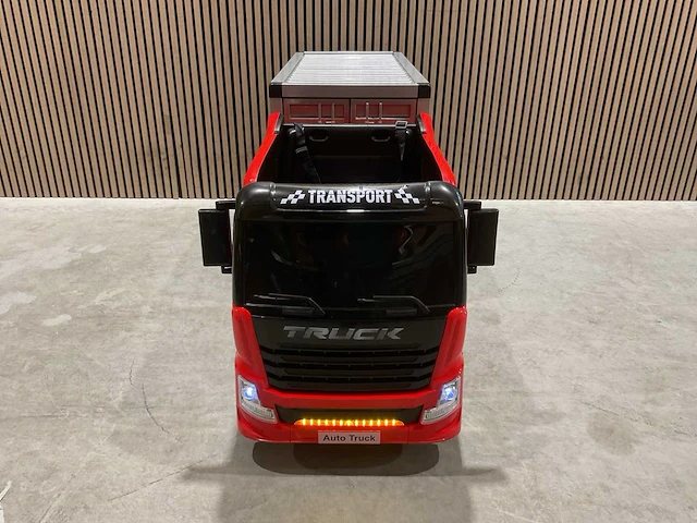 Truck champion rood elektrische kindervrachtwagen - afbeelding 29 van  58