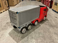 Truck champion rood elektrische kindervrachtwagen - afbeelding 56 van  58